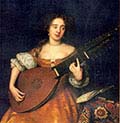 Lady with a Theorbo